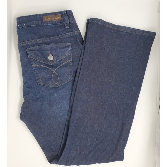 Calvin Klein Jeans  Boot Cut 5 pocket Denim Jean Size 31/12 - Picture 1 of 8